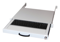 Equip 19" Keyboard Drawer - Grey - 1U - PS/2 - USB - 48.3 cm (19") - 482 mm - 410 mm