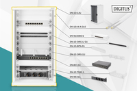 [11937050000] DIGITUS Network Set - 254 mm (10") - 12U, 312 x 300 mm (W xD)