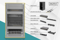 DIGITUS Network Set - 254 mm (10") - 12U, 312 x 300 mm (W xD)