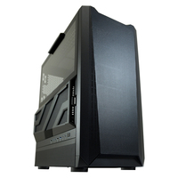 [14778887000] LC-Power Gaming 900B - Midi Tower - PC - Black - ATX - EATX - micro ATX - Mini-ITX - Metal - Plastic - Tempered glass - Gaming