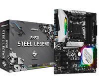 ASRock B450 Steel Legend - AMD - Socket AM4 - AMD A - DDR4-SDRAM - 64 GB - DIMM