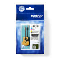 [11386870000] Brother LC-421XLVAL - High (XL) Yield - 500 pages - 500 pages - 4 pc(s) - Multi pack