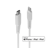 [11854109000] Lindy 3m USB C to Lightning Cable white - 3 m - Lightning - USB C - Male - Male - White