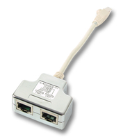 [190879000] EFB Elektronik K5122.015 - IEEE 802.3 - IEEE 802.3u - 10/100BASE-TX - Cat5e - White - 0.15 m - Male/Female