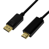[7422323000] LogiLink CV0127 - 2 m - DisplayPort - HDMI Type A (Standard) - Male - Male - Straight