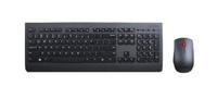 [5016497000] Lenovo Professional Wireless Keyboard and Mouse Combo - German - Full-size (100%) - Wireless - RF Wireless - QWERTZ - Black - Mouse included