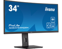 Iiyama ProLite XCB3494WQSN-B5 - 86.4 cm (34") - 3440 x 1440 pixels - UltraWide Quad HD - 0.4 ms - Black