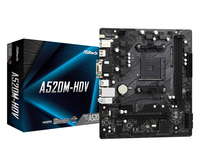 [9231342000] ASRock A520M-HDV - AMD - Socket AM4 - 3rd Generation AMD Ryzen™ 3 - 3rd Generation AMD Ryzen 5 - 3rd Generation AMD Ryzen™ 7 - 3rd... - DDR4-SDRAM - 64 GB - DIMM