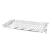[5975708000] LogiLink SF1C35G - Rack shelf - White - Steel - 10 kg - 1U - 48.3 cm (19")