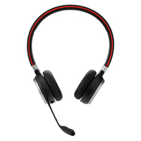 Jabra Evolve 65 SE - MS Stereo - Wired & Wireless - Calls/Music - 20 - 20000 Hz - 310 g - Headset - Black