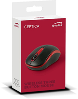 SPEEDLINK Ceptica - Ambidextrous - Optical - RF Wireless - 1600 DPI - Black - Red