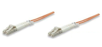 [1248946000] Intellinet Glasfaser LWL-Anschlusskabel - Duplex - Multimode - LC/LC - 50/125 µm - OM2 - 1 m - orange - 1 m - OM2 - LC - LC