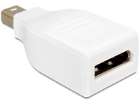 [1767068000] Delock DisplayPort-Adapter - Mini-DisplayPort (M) - DisplayPort (W) - weiß