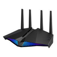 [14913124000] ASUS RT-AX82U - Wi-Fi 6 (802.11ax) - Dual-band (2.4 GHz / 5 GHz) - Ethernet LAN - Black - Tabletop router