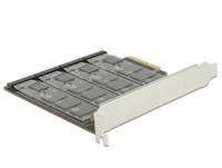 Delock 89888 - PCIe - SATA - 1 x PCI Express x4 - 4 x 67 pin M.2 key B - China - Marvell 88SE9230 - 6 Gbit/s