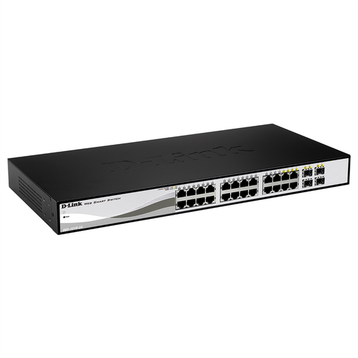 [1368657003] D-Link DGS 1210-24P - Switch - Smart - 24 x 10/100/1000 PoE++ 4 Combo Gigabit - Switch - Fiber Optic