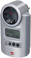 Brennenstuhl BN-PM231 - Electronic - Plug-in - Power current,Power efficiency,Power factor,Power frequency,Power output,Voltage - Gray - kWh - LCD