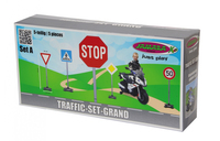 JAMARA 460257 - Toy traffic signs set - 3 yr(s) - Jamara - Black - Blue - Gray - Red - White - Yellow - Plastic - 810 mm