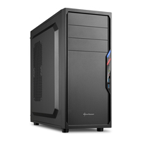 [3403467000] Sharkoon VS4-V - Midi Tower - PC - Black - ATX - micro ATX - Mini-ITX - 16 cm - 38.5 cm