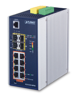 [5882145000] Planet IGS-5225-8P4S - Managed - L2+ - Gigabit Ethernet (10/100/1000) - Full duplex - Power over Ethernet (PoE) - Wall mountable