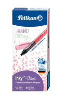 Pelikan Inky 273 - Clip - Stick ballpoint pen - Pink - 10 pc(s)