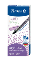 [15572903000] Pelikan Inky 273 - Stick ballpoint pen - Refillable - Lilac - 10 pc(s)