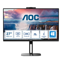 AOC V5 Q27V5CW/BK - 68.6 cm (27") - 2560 x 1440 pixels - Quad HD - LED - 1 ms - Black
