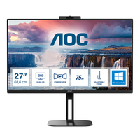 [14278905000] AOC V5 Q27V5CW/BK - 68.6 cm (27") - 2560 x 1440 pixels - Quad HD - LED - 1 ms - Black