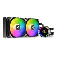 [15292622000] Sharkoon S80 RGB - All-in-one liquid cooler - 12 cm - 600 RPM - 2000 RPM - 35 dB - 131.93 m³/h