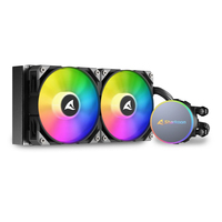 [15292624000] Sharkoon S70 rgb - All-in-One-Flüssigkeitskühler - 12 cm - 600 RPM - 2000 RPM - 35 dB - 131,93 m³/h