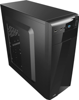 AEROCOOL ADVANCED TECHNOLOGIES Aerocool CS-1101 - Midi Tower - PC - Black - ATX - micro ATX - Mini-ATX - Steel - 15 cm