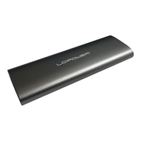 [12657274000] LC-Power USB-C Gehäuse f.NVMe o.SATA oder SATA-M.2-SSD - Gehäuse - USB Typ C