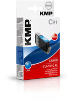 [3130729000] KMP C91 - Cyan - Canon Pixma IP 7200 - IP 8750 - MG 5500 - MG 5650 - MG 6350 - MG 6600 - MG 7150 - MX 720 - MX 725 - IP... - 1 Stück(e) - Tintenstrahldrucker - Canon CLI551CXL (6444B001) - Box