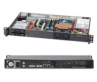 Supermicro SuperChassis 510T-203B - Rack - Server - Black - 1U - HDD - LAN - Power - USA - UL - FCC - CUL - CCC - EN 60950/IEC 60950 - CE - TUV - 80Plus