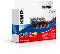 [3130733000] KMP C90V - Pigment-based ink - Black,Cyan,Magenta,Yellow - Multi pack - Canon Pixma IP 7200 - IP 8750 - MG 5500 - MG 5650 - MG 6350 - MG 6600 - MG 7150 - MX 720 - MX 725 - IP... - 4 pc(s) - Inkjet printing