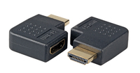 [6346368000] EFB Elektronik HDMI™ Adapter, 2x HDMI™-A, Bu.-St. (links gewinkelt), schwarz