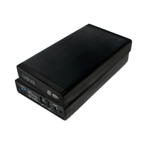 [5555449000] LogiLink UA0284 - HDD enclosure - 3.5" - Serial ATA - 5 Gbit/s - USB connectivity - Black