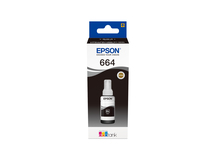 [3616278000] Epson 664 Ecotank Black ink bottle (70ml) - Schwarz - Epson - EcoTank L555 EcoTank L355 EcoTank ET-4550 EcoTank ET-4500 EcoTank ET-3600 EcoTank ET-2650 EcoTank... - 70 ml - Grau - 70 ml