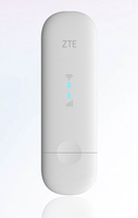 [9803641000] ZTE MF79U - Cellular network modem - White - Portable - Network - Wi-Fi - 802.11b - 802.11g - Wi-Fi 4 (802.11n) - 150 Mbit/s