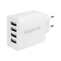 [8522720000] LogiLink PA0211W - Indoor - AC - 5 V - 4.8 A - White