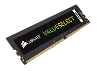 Corsair ValueSelect 16 GB - DDR4 - 2666 MHz - 16 GB - 1 x 16 GB - DDR4 - 2666 MHz - 288-pin DIMM - Black