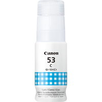 [10996572000] Canon GI-53C Cyan Ink Bottle - Cyan - Canon - PIXMA G650 PIXMA G550 - 60 ml - Inkjet - 1 pc(s)