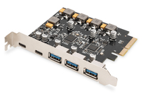 DIGITUS PCIe Karte 2x USB-C + 3x USB A