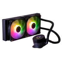 [15766352000] Cooler Master MasterLiquid 240L Core ARGB - Flüssigkeitskühlung - 12 cm - 650 RPM - 1750 RPM - 27,2 dB - 71,93 cfm