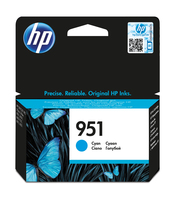 [3135265000] HP 951 Cyan Officejet Ink Cartridge - Original - Cyan - Officejet Pro 251dw - Officejet Pro 276dw - Officejet Pro 8100 ePrinter - Officejet Pro 8600 e-AiO,... - 1 Stück(e) - 114 mm - 126 mm