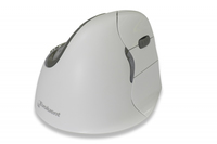 [3388693000] Bakker Evoluent4 Mouse White Bluetooth (Right Hand) - Right-hand - Optical - Bluetooth - 2600 DPI - Grey