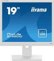 Iiyama 48.0cm 19" B1980D-W5 5 4 VGA+DVI Lift white retail - Flachbildschirm (TFT/LCD) - 48 cm