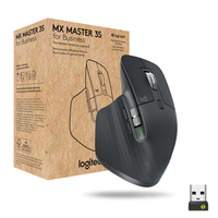 [14803275000] Logitech MX Master 3s for Business - rechts - Laser - RF Wireless + Bluetooth - 8000 DPI - Graphit