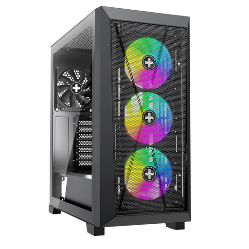 [16221136000] Xilence CASE Xilent x X912.aRGB aRGB Midi Tower full mesh with 3 x Fan en 1 Black - Midi/Minitower