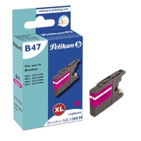 [6555255000] Pelikan B47 Magenta - Box - Tintenpatrone Wiederaufbereitet, Kompatibel - Magenta